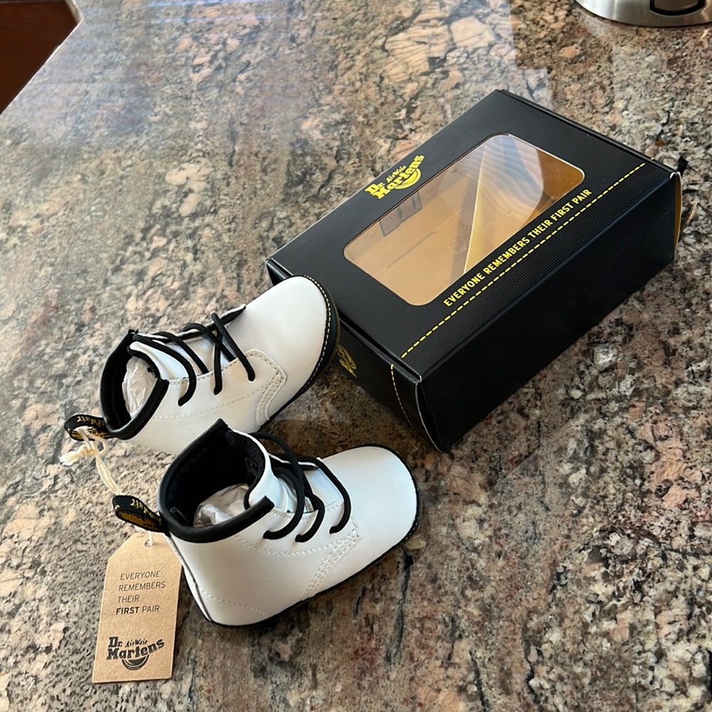 Dr. Martens baby shoes size 3 (new)